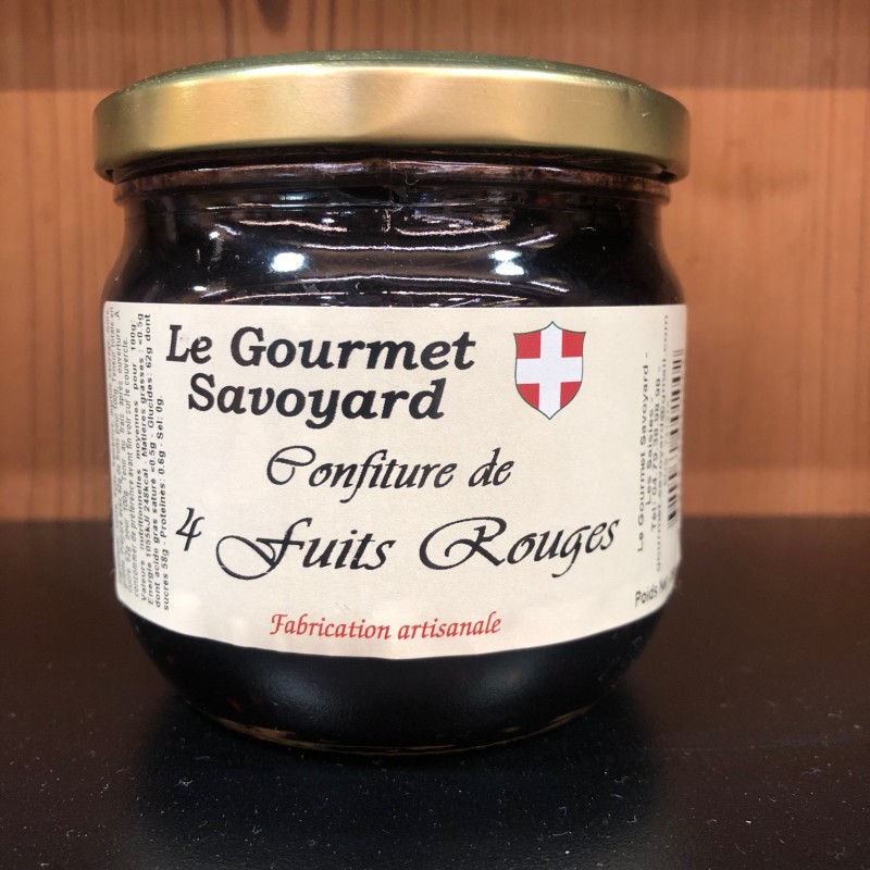 CONFITURE 4 FRUITS 390GR